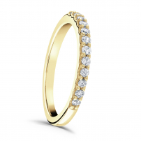 Shared Claw Diamond Wedding Eternity Ring - Harmony