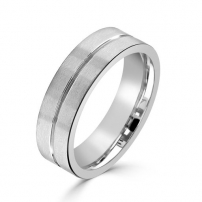 Tungsten Groove Style Wedding Ring